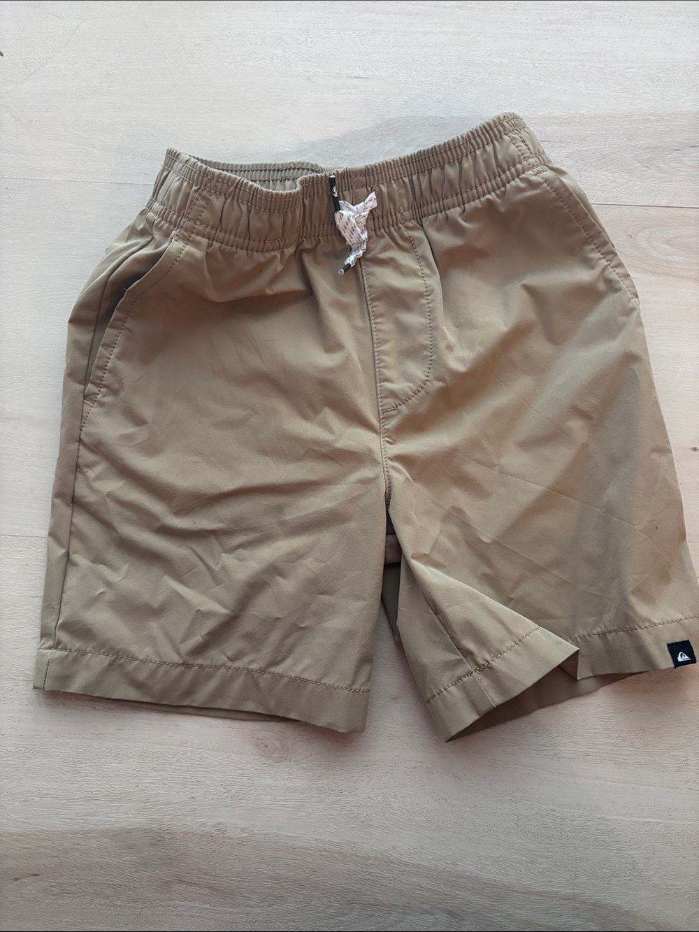 Quiksilver Boys Tan Elastic-Waist Shorts